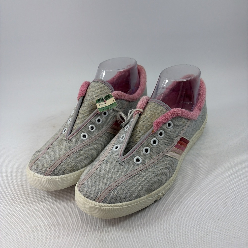 Vintage Tico Tyre Trax Canvas Sneakers Women's Sz 9 Blue Denim Low TopNOS 1980's